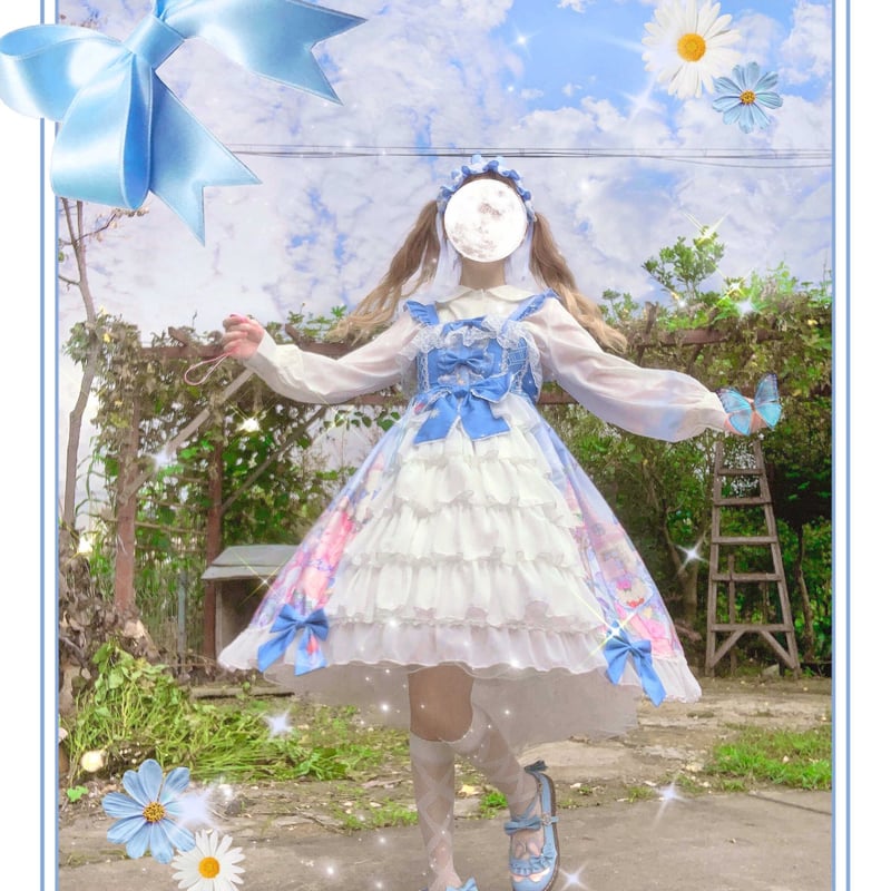 パステル猫姫のフリルロリータワンピース | Fancy ☆World