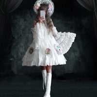 純白のたっぷりフリルのアームカバー