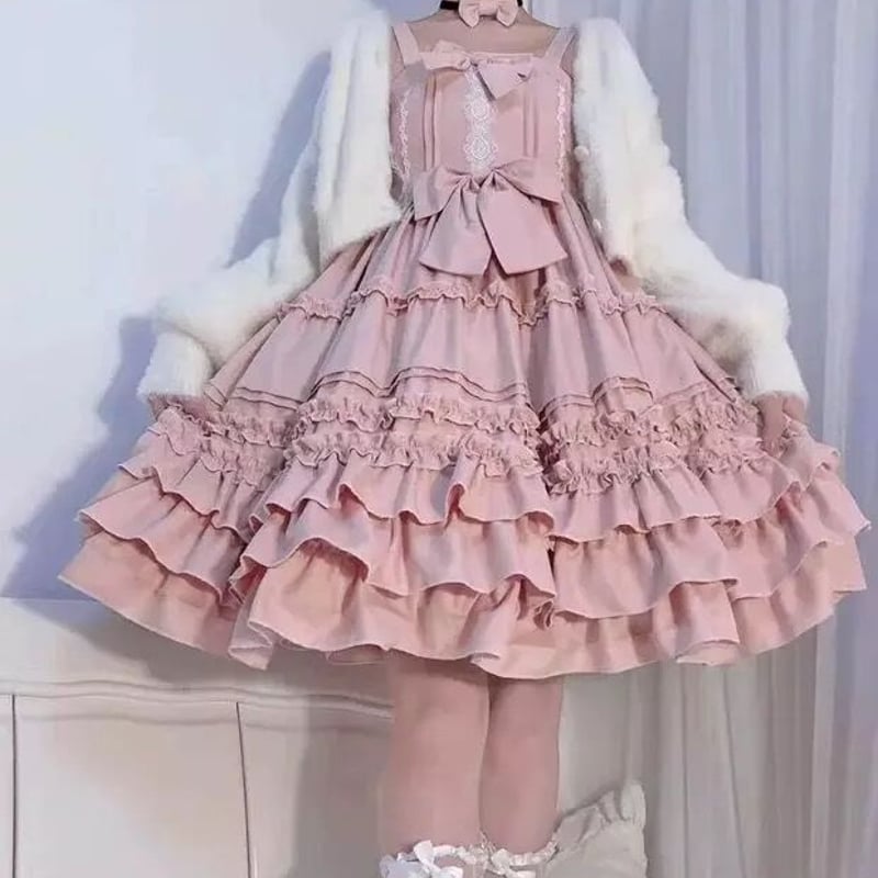 たっぷりフリルのヴィンテージワンピース | Fancy ☆World