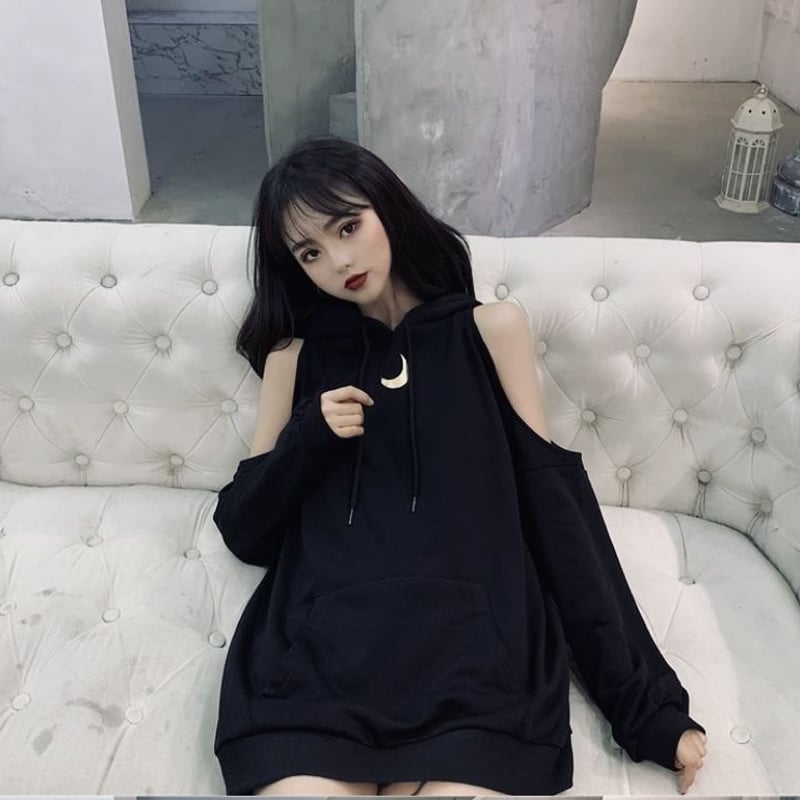 お月様☆肩出しセクシーワンピース | Fancy ☆World