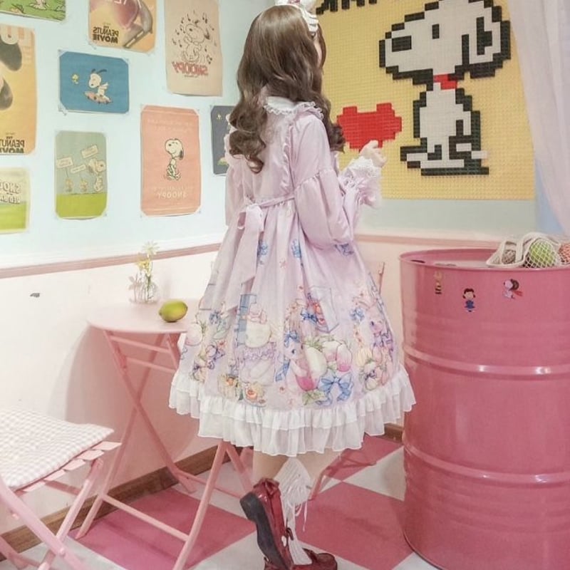 ぜ*つ様 ロリータワンピース ゴスロリ ワンピース セーラー風 病みかわいい 十字架 ゆめかわ