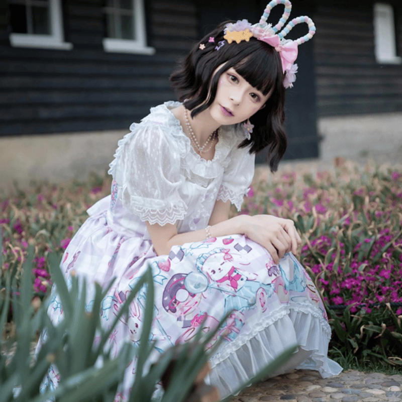 お菓子の国うさぎ姫ロリータセット | Fancy ☆World