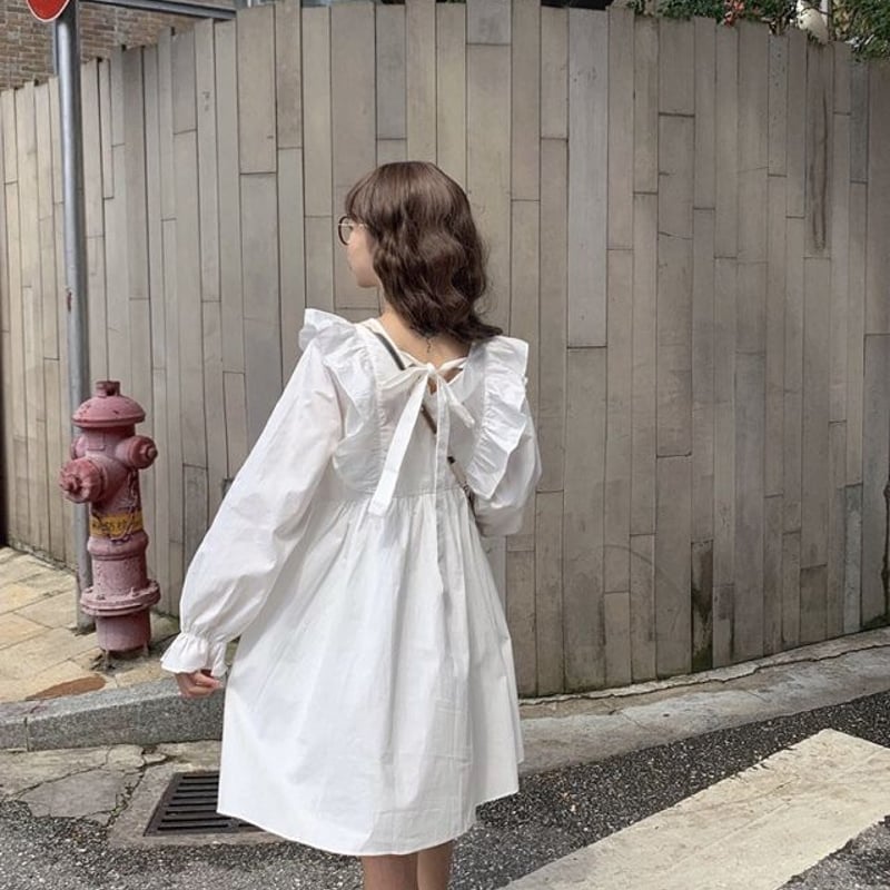 森ガール風フリルワンピース | Fancy ☆World