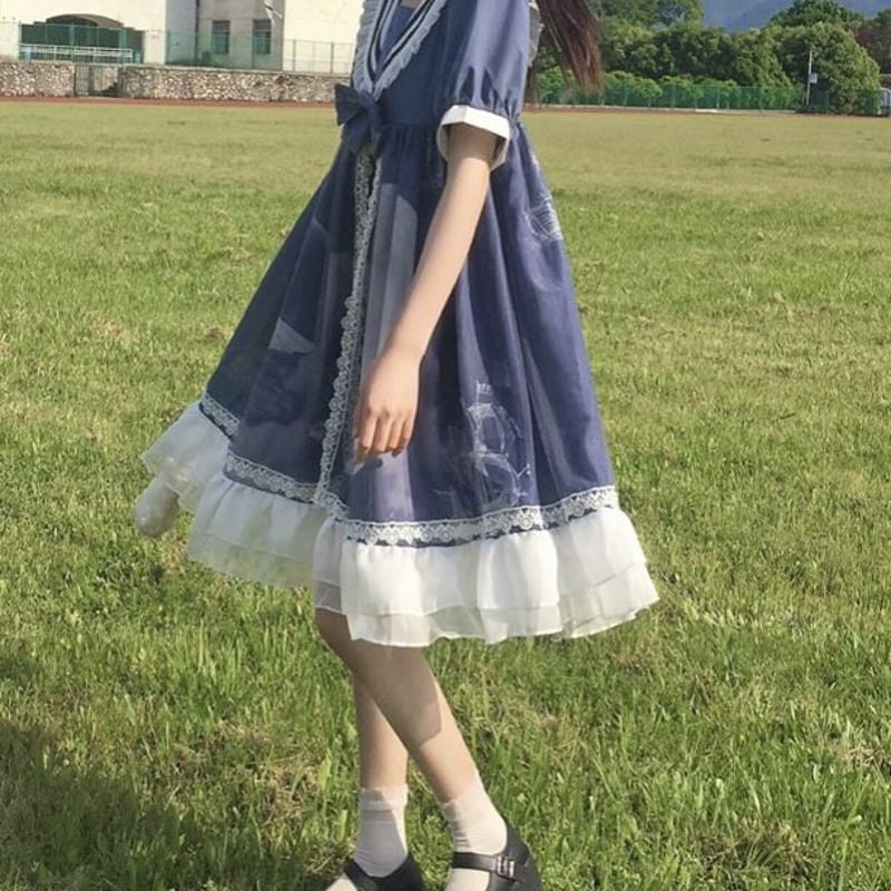 りつ様着用】雲の上のロリータワンピース | Fancy ☆World