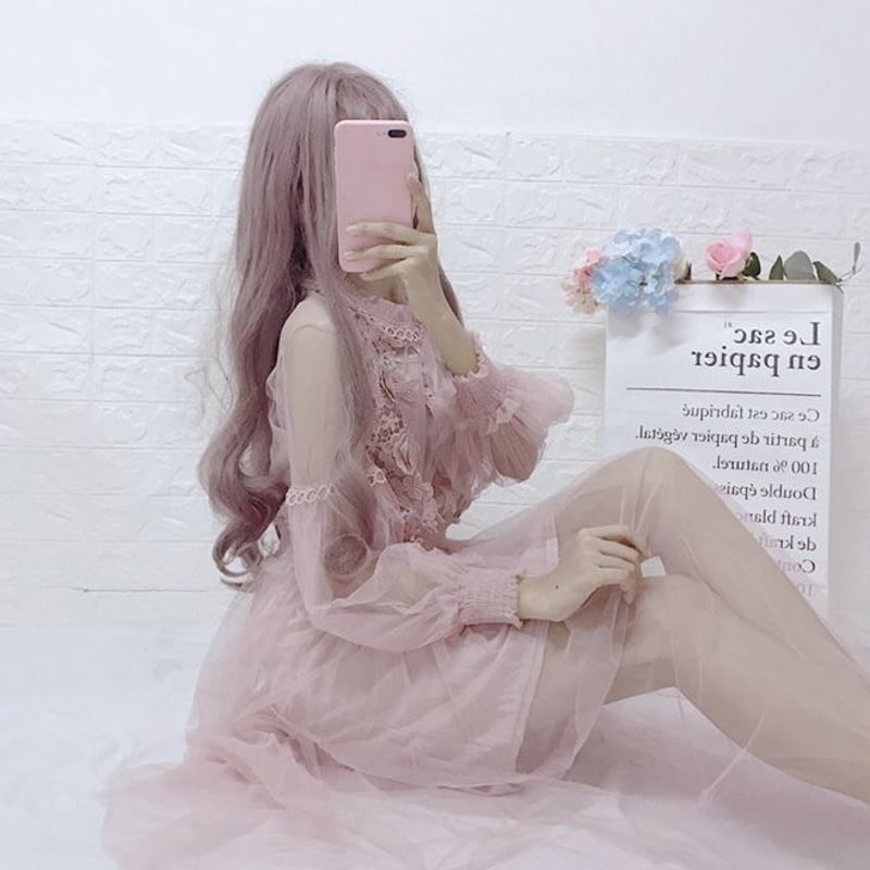 んあちゃん着用】天使のシースルーワンピース | Fancy ☆World んあちゃん着用】天使のシースルーワンピース | Fancy ☆World