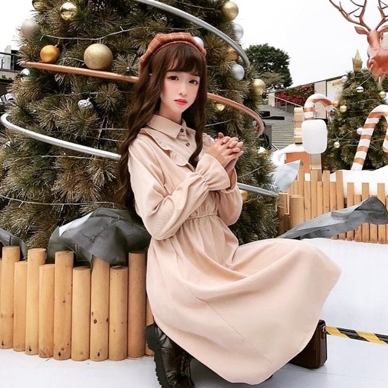 文学少女のレトロシャツワンピース | Fancy ☆World