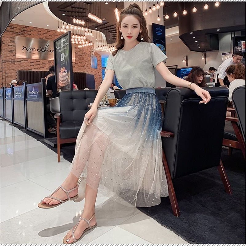 星空 グラデーション☆ロングスカート | Fancy ☆World