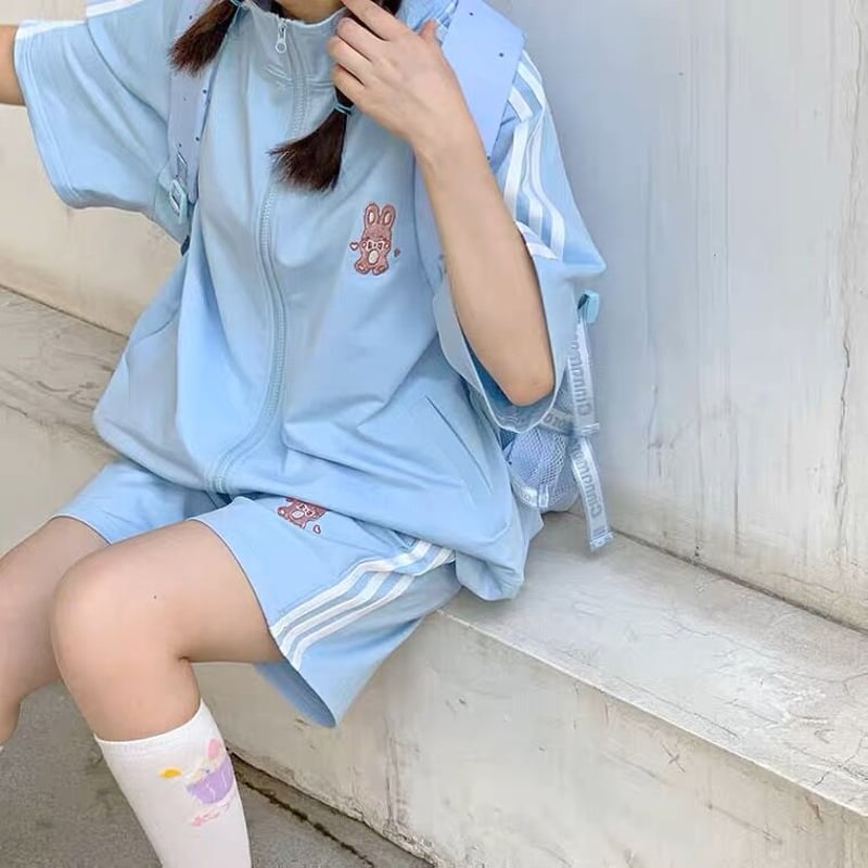 【ゆずこさん専用】ちいかわ (L) ジャージ セットアップ ピンク ゆずこさん専用】ちいかわ (L) ジャージ セットアップ ピンク