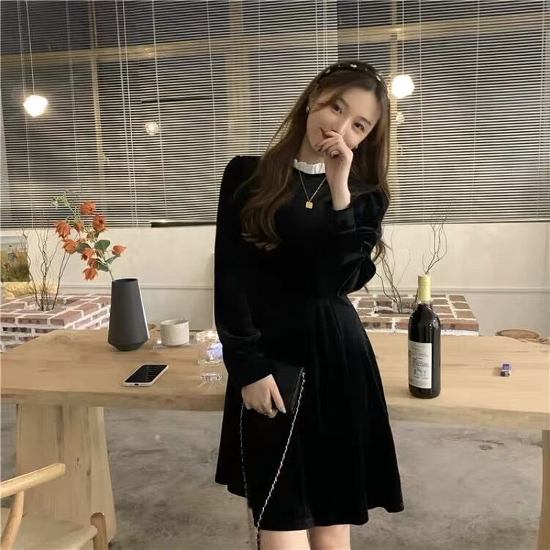 クラシカル♪ベロアミニ丈ワンピース | Fancy ☆World