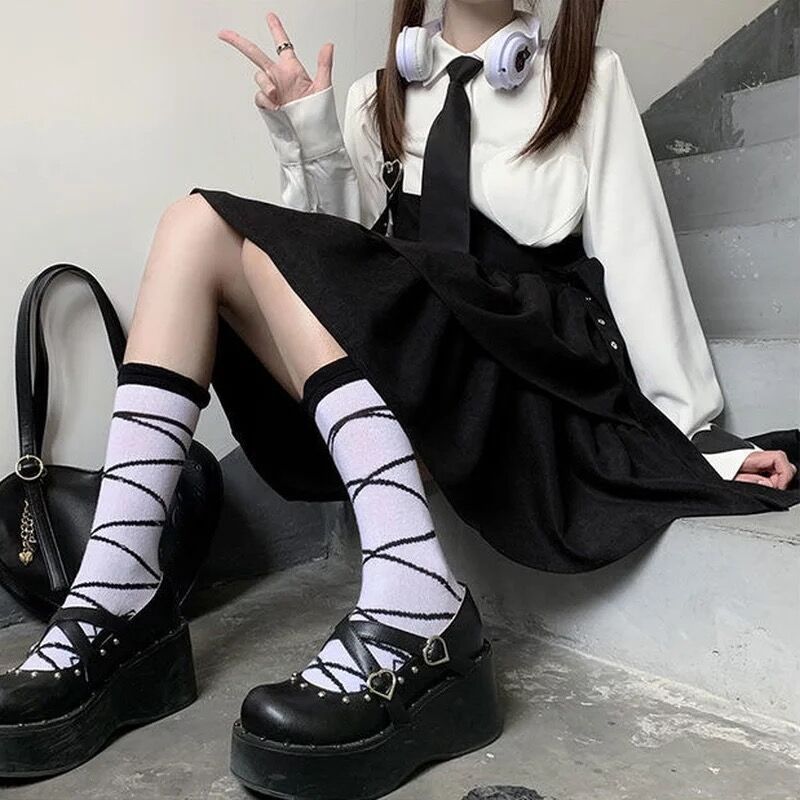 サスペンダーフリルワンピース レディースドレス サスペンダー♡フリルのワンピース | Fancy ☆World