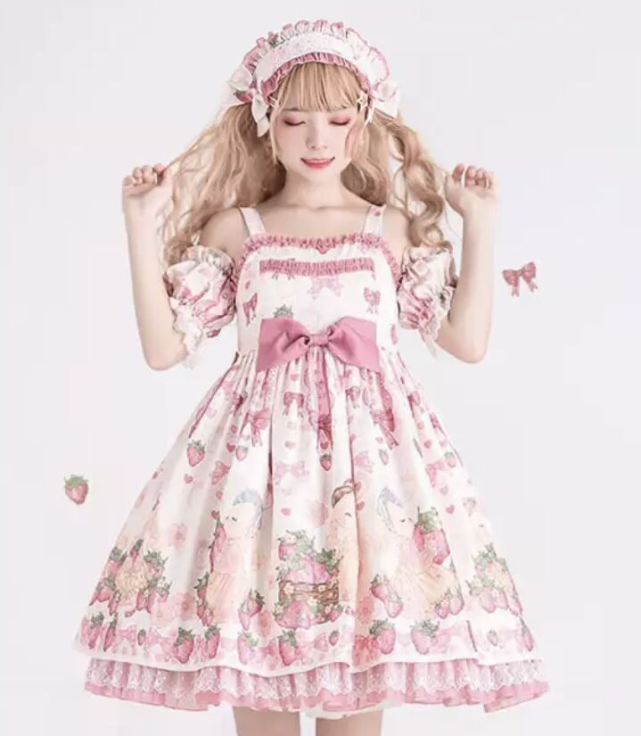 いちごうさぎのピンクロリータワンピース | Fancy ☆World