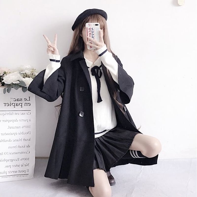 ⭐美品　ワンピースコート ワンピース風♡ミニ丈トレンチコート | Fancy ☆World