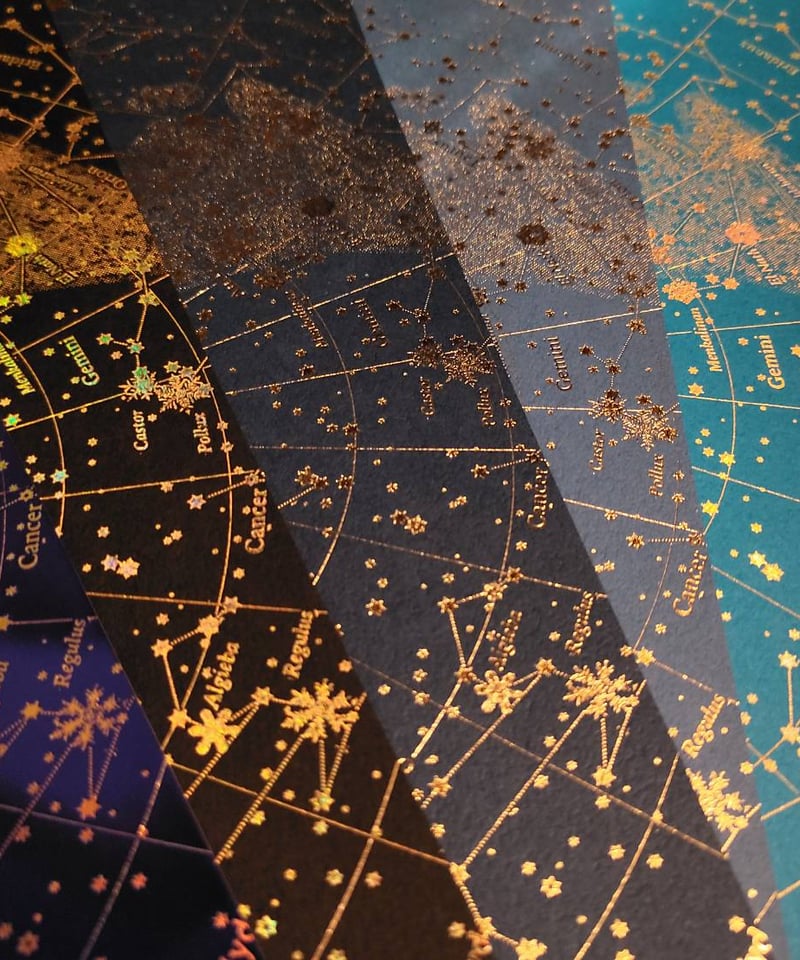 遊星商會・綺羅星紙 夜天 青 | 箱の中のお店・公式通販