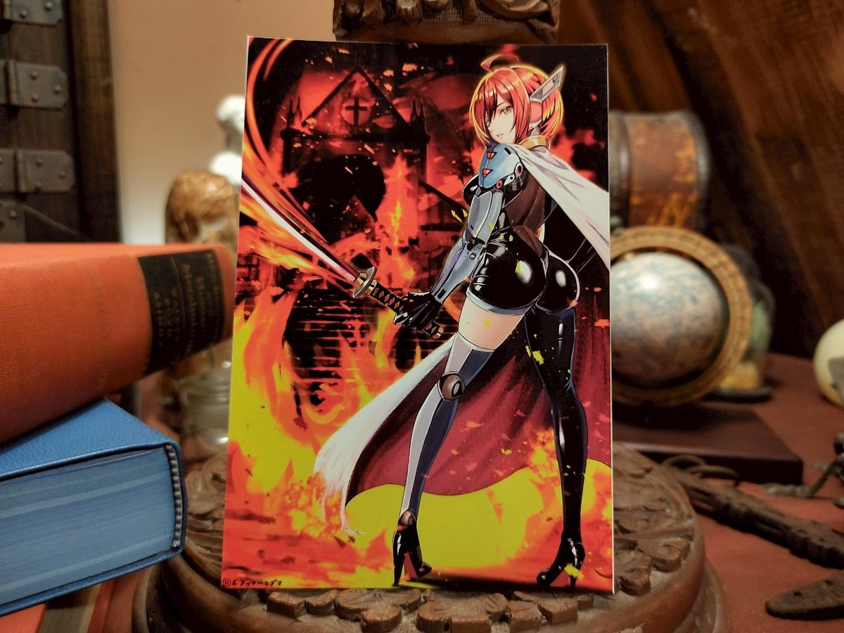 アッキーシグマ／ポストカード業火のアンドロイド騎士 | 箱の中のお店