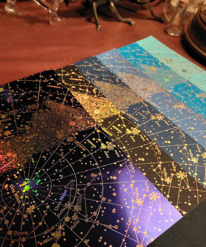 遊星商會・綺羅星紙 夜天 青 | 箱の中のお店・公式通販