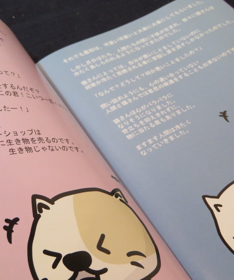 AN006 暗黒電波美術家ボブ山様 「かわいそうなネコさんの本シリーズ1