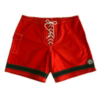 SUNSET 1970'S SURF WEARS / OLD 60'S SHORTS / RED&NAVY BAND