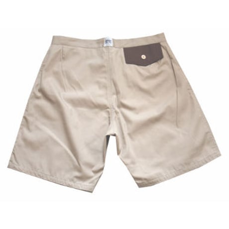 SUNSET1970'S SURF WEARS/ SUNSET BOARD SHORTS / BEIGE & BROWN & BEAGE
