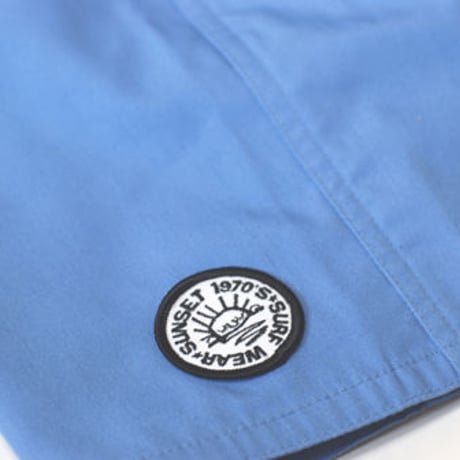 SUNSET1970'S SURF WEARS/ SUNSET BOARD SHORTS / SAX BLUE