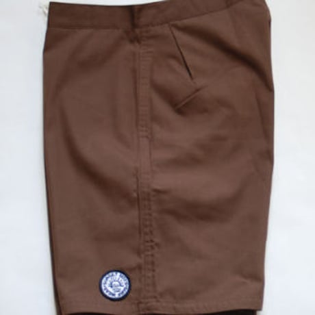 SUNSET1970'S SURF WEARS/ SUNSET BOARD SHORTS / BROWN