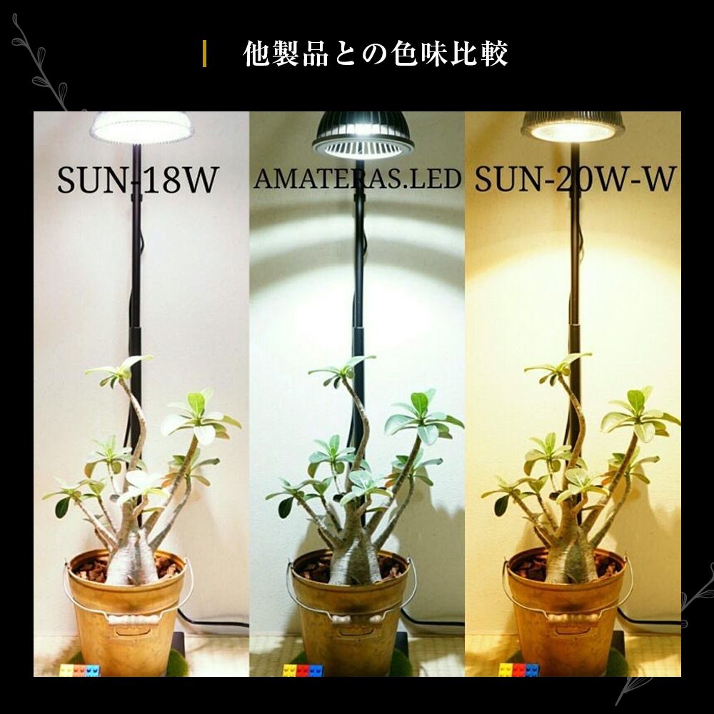 AMATERAS 植物育成用LED 20W 3個セット 送料無料!! vandaka pl...