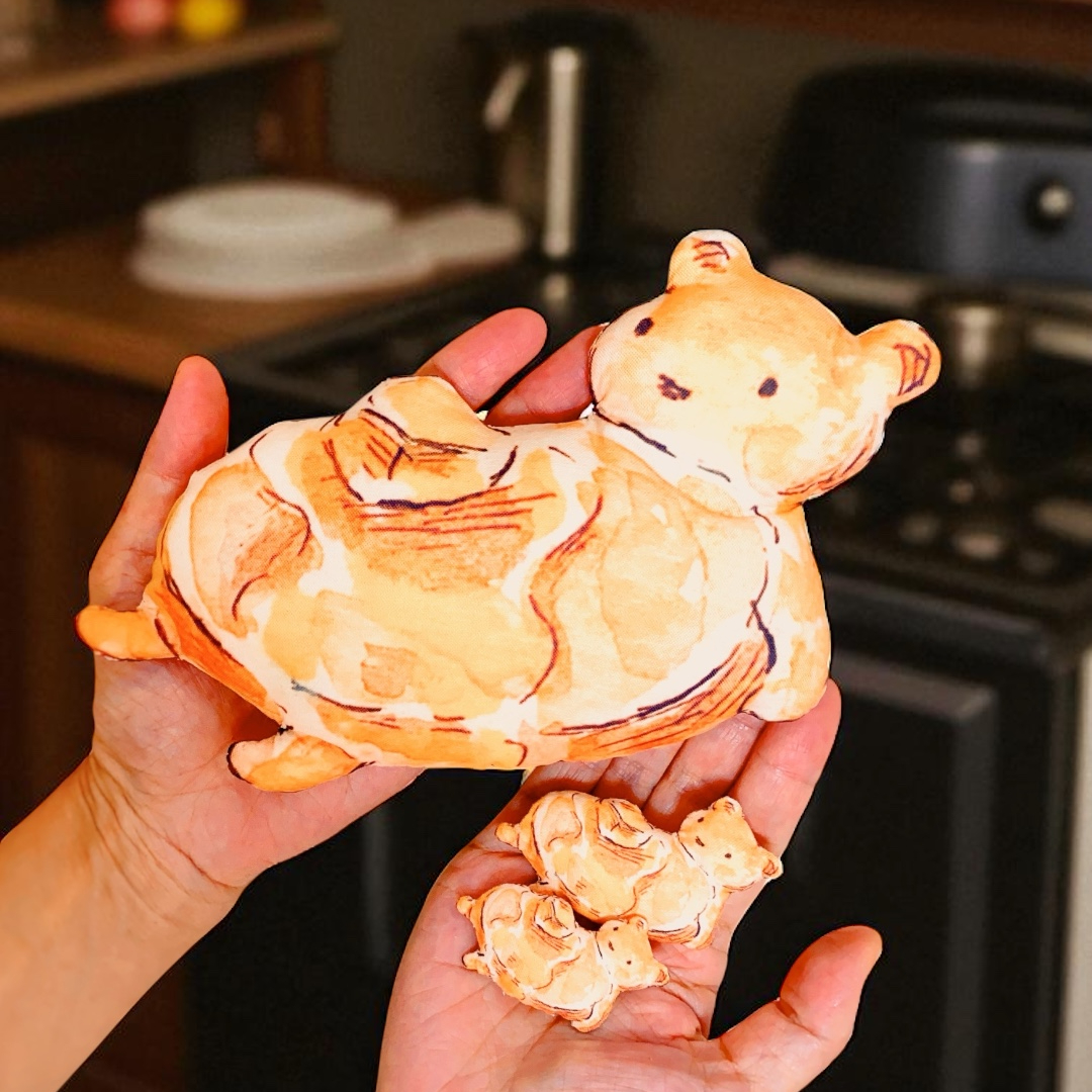 布人形/キーホルダー】パンケーキクマさん | pieni trunkukka