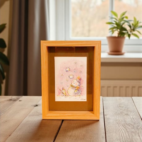 【原画/Original painting】『ゆきかとおもったら たましいちゃん ふってきた』
