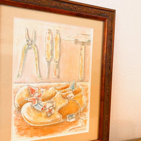 【原画/Original painting】『こびとのくつ屋』