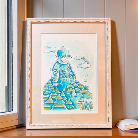 【原画/Original painting】『優しい森のアニマ』