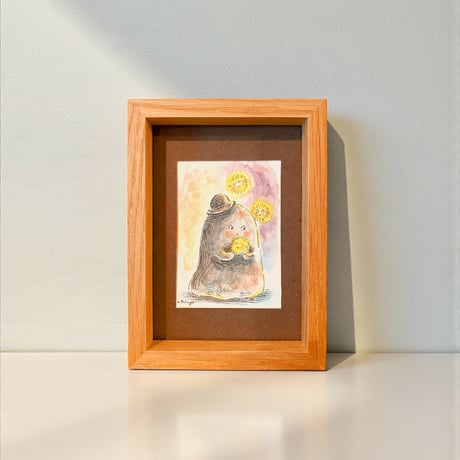 【原画/Original painting】『くらやみちゃんと かがやきちゃんは なかよし』