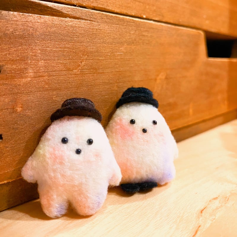 ふわふわぬいぐるみ】 おばけちゃんとたましいちゃん | pieni