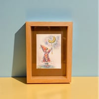 【原画/Original painting】『きょうも おつきさまのあかり つけておくね』