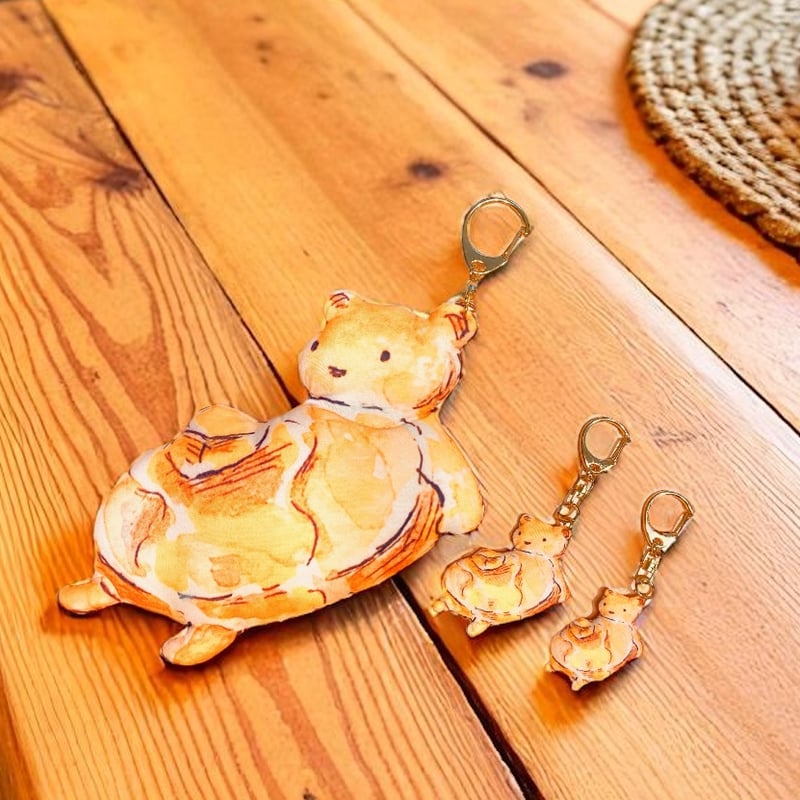 布人形/キーホルダー】パンケーキクマさん | pieni trunkukka