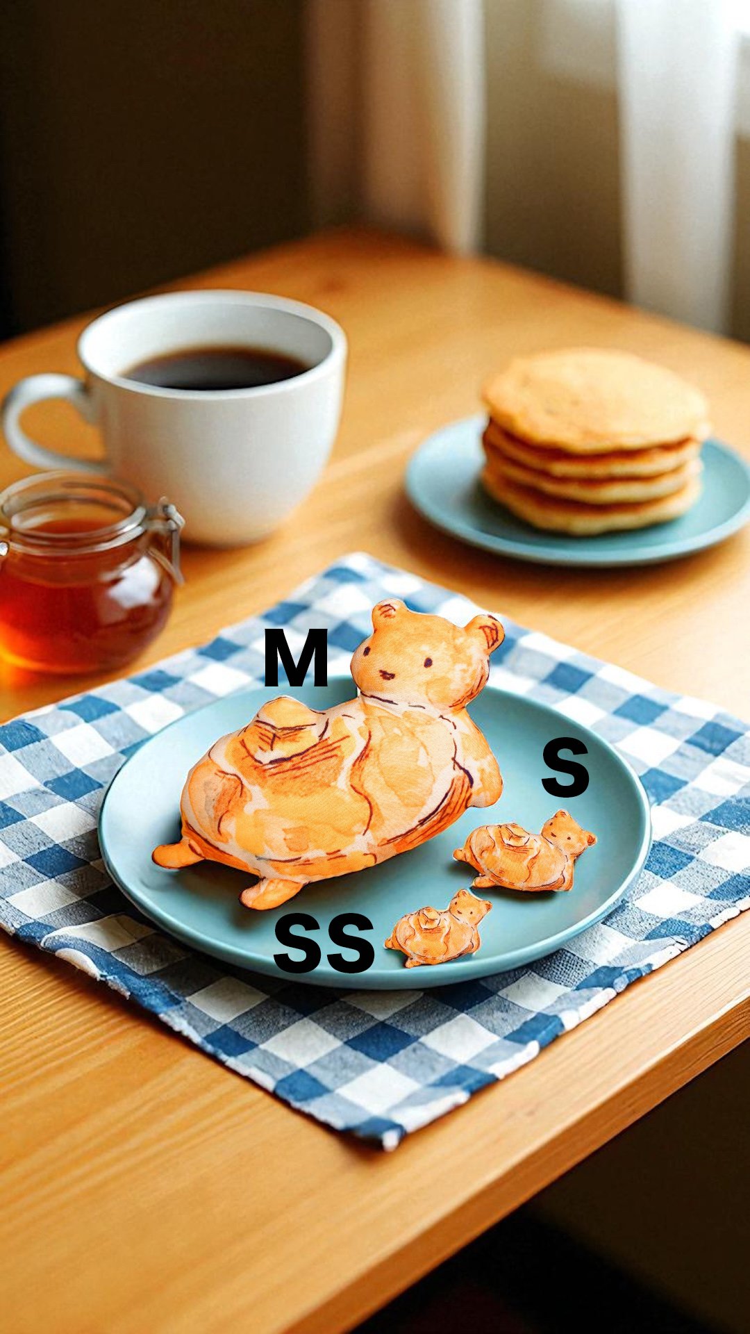 布人形/キーホルダー】パンケーキクマさん | pieni trunkukka