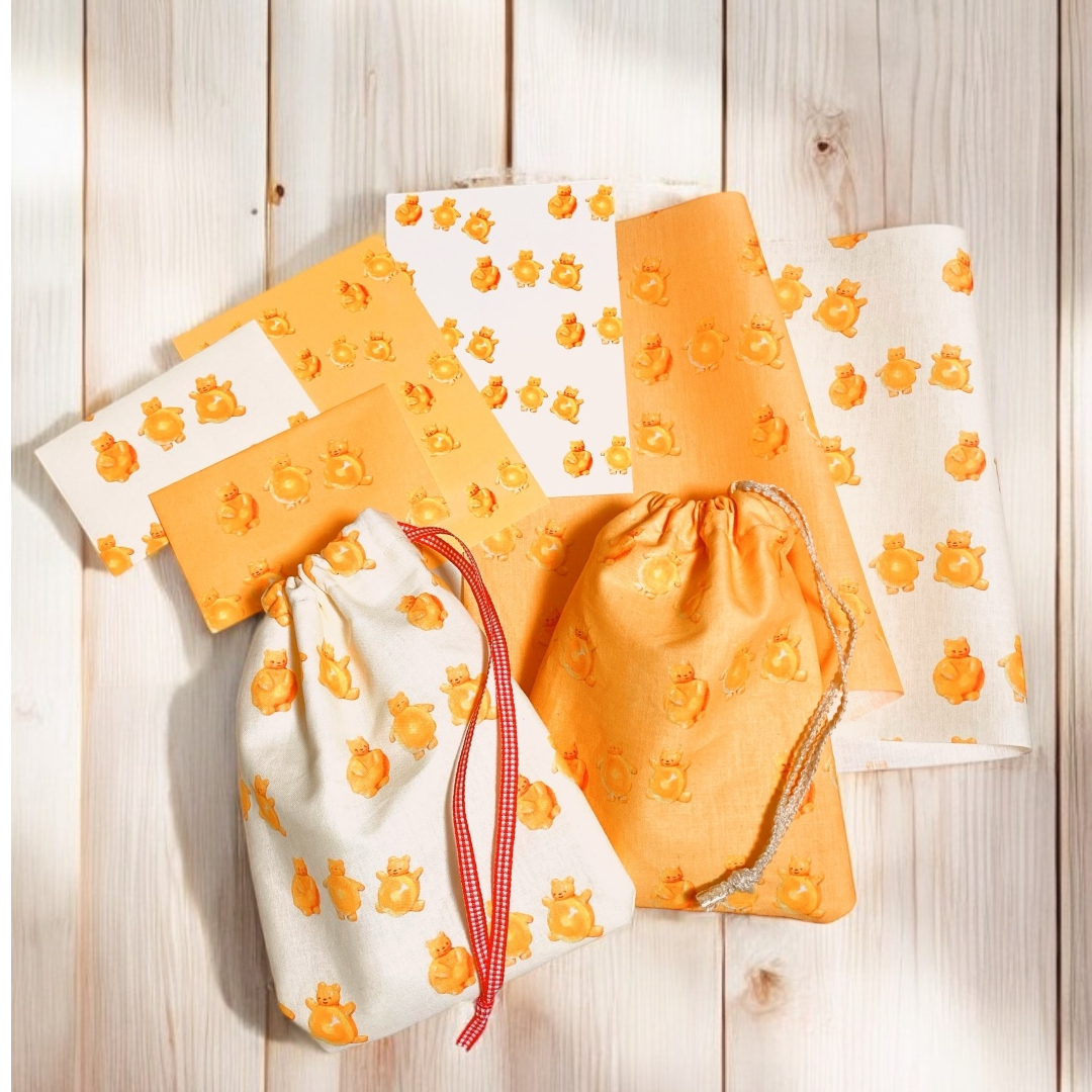 ラブブ 巾着 オレンジ ラブブ巾着 Wacky Martシリーズ オレンジ - メルカリ