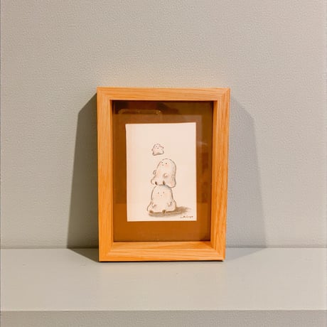 【原画/Original painting】『とびたいおばけちゃんとみがるなたましいちゃん』