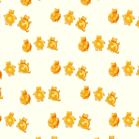 【デザインペーパー】パンケーキクマさん
