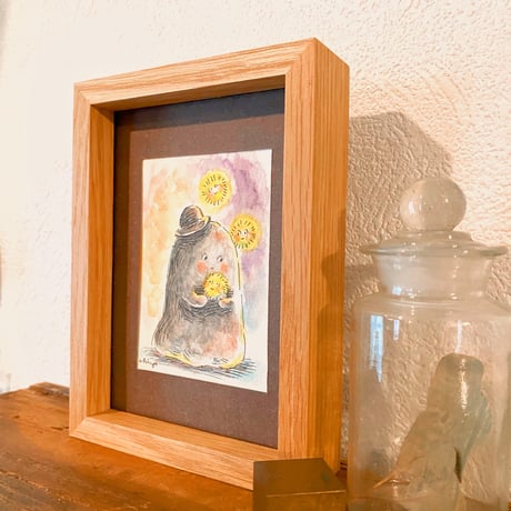 【原画/Original painting】『くらやみちゃんと かがやきちゃんは なかよし』