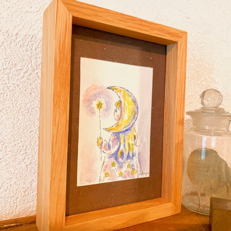 【原画/Original painting】『つきと ほしの おはなし』