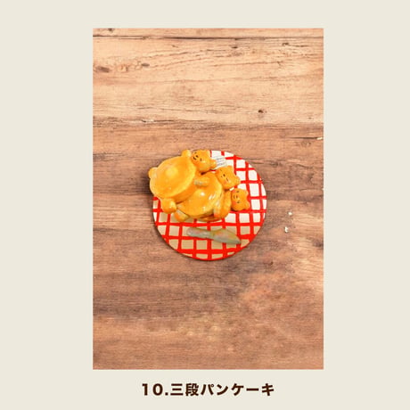 【ポストカード(単品/セット)】こけしパンケーキクマさん