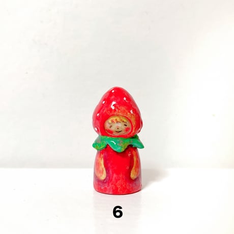 ＊受注製作【チビこけし】いちごちゃん