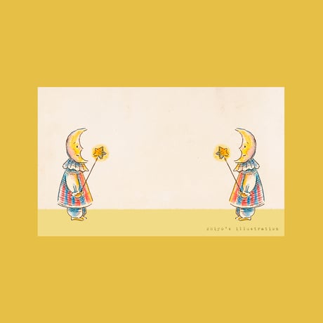 三日月くんと星【紙雑貨&布雑貨】5点セット/単品