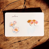＊受注製作【イヤリング】桜
