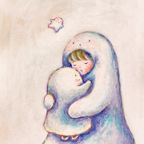 【原画/Original painting】『重たいおばけ』