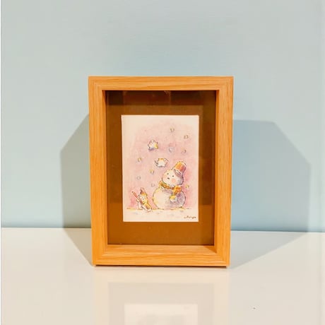 【原画/Original painting】『ゆきかとおもったら たましいちゃん ふってきた』