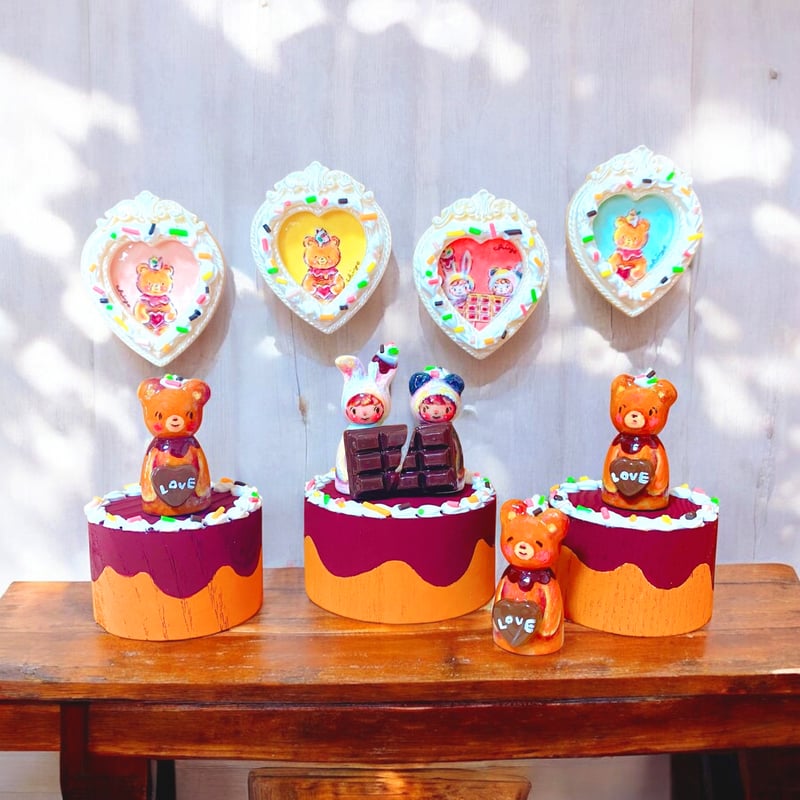 受注製作【チビこけし】チョコレートの子たち | pieni trunkukka