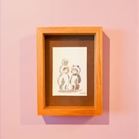 【原画/Original painting】『うさおさんとたそがれパンダさん』