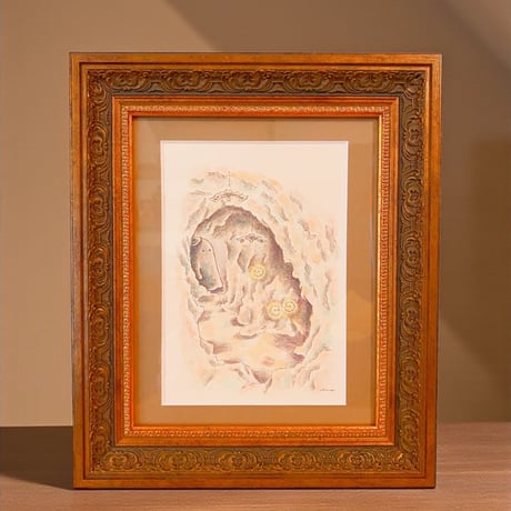 【原画/Original painting】『怖がりやのくらやみと無邪気なかがやき』