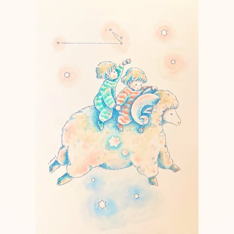 【原画/Original painting】『牡羊座』