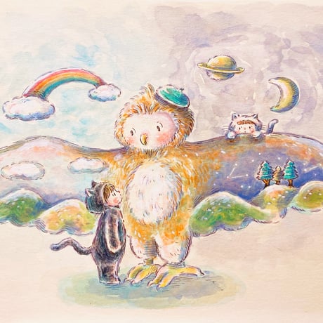 【原画/Original painting】『何を見る？』